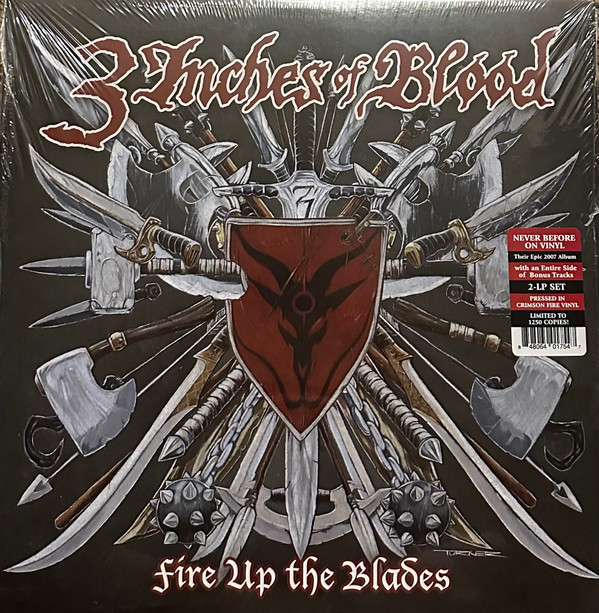 3 INCHES OF BLOOD_FIRE UP THE BLADES (EXPANDED) (CRIMSON FIRE VINYL)