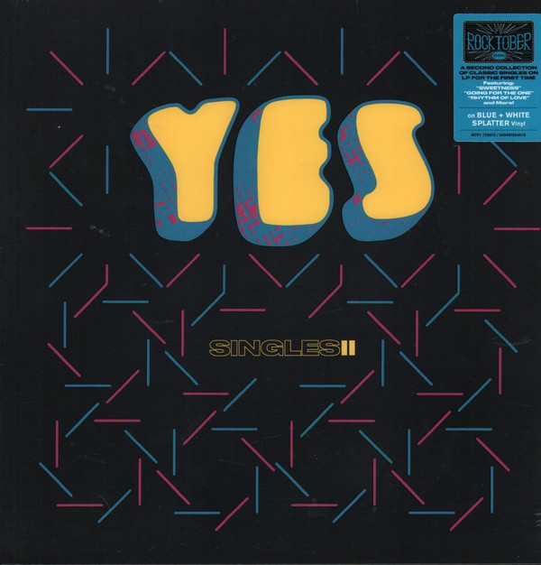 YES_YESSINGLES2 (BLUE AND WHITE SPLATTER VINYL) [ROCKTOBER 2024]