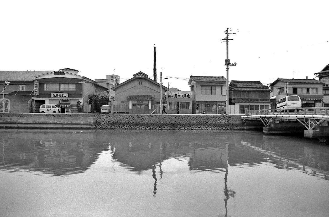 昭和54年(1979年)の志津川の風景(3)中橋付近の風景 昭和54年(1979年)の志津川の風景(3)中橋付近の風景