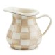 mocha check creamer 24 mocha check creamer 24