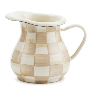 mocha check creamer 24 mocha check creamer 24