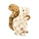 mocha check squirrel figurine 44 mocha check squirrel figurine 44