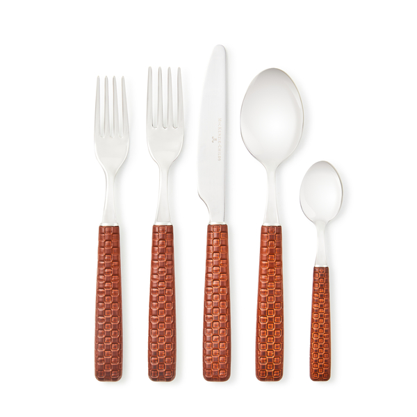 everyday leather 5-piece place setting 57 everyday leather 5-piece place setting 57