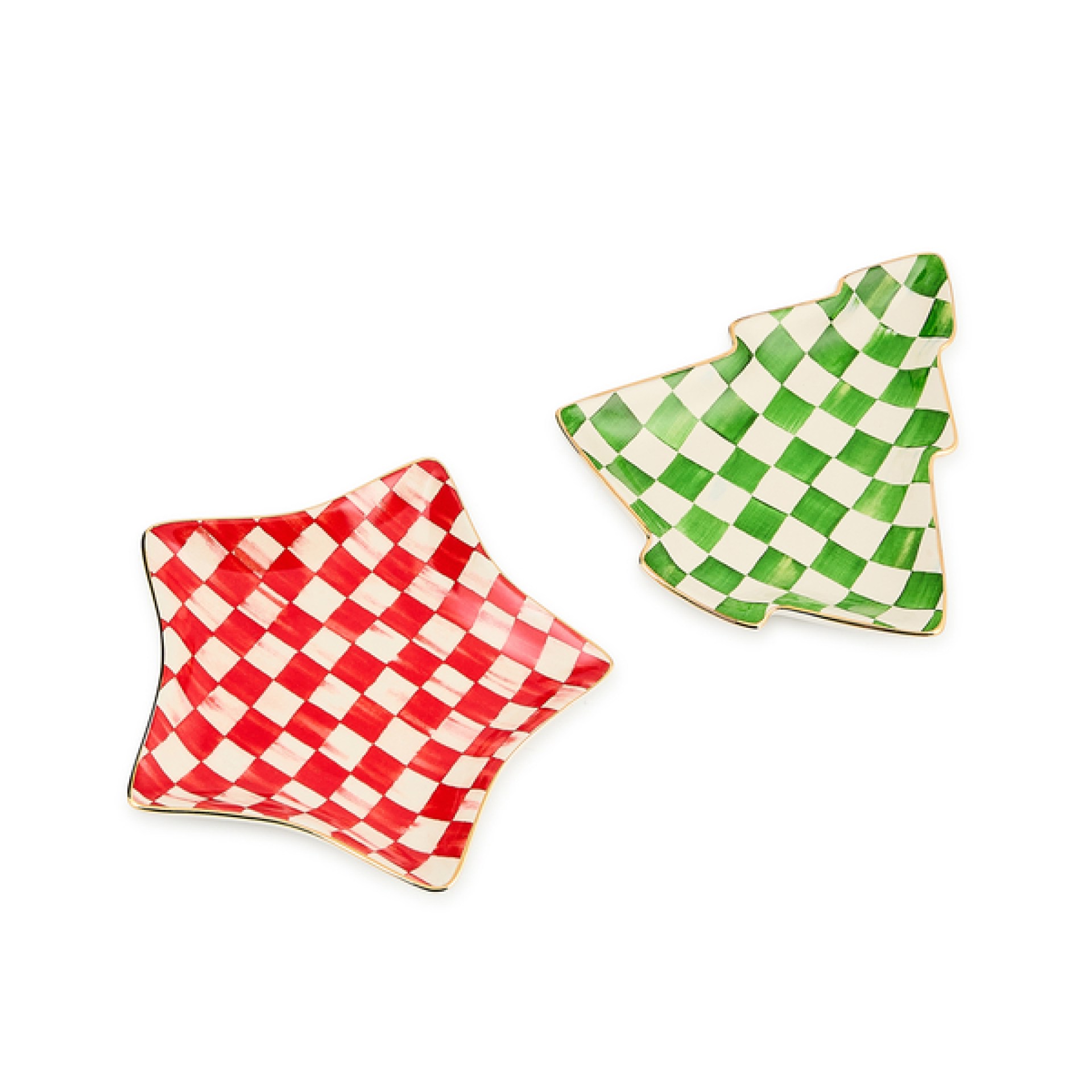 check it out star & tree trinket trays, set of 2 57 check it out star & tree trinket trays, set of 2 57