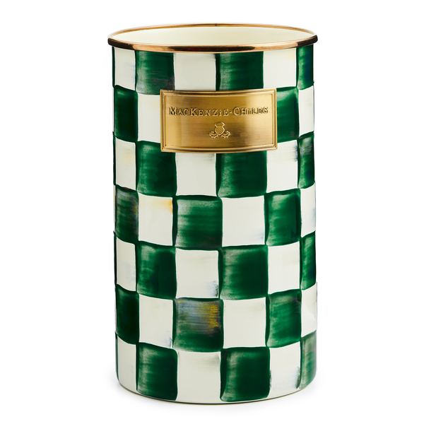 emerald check utensil holder 60 emerald check utensil holder 60
