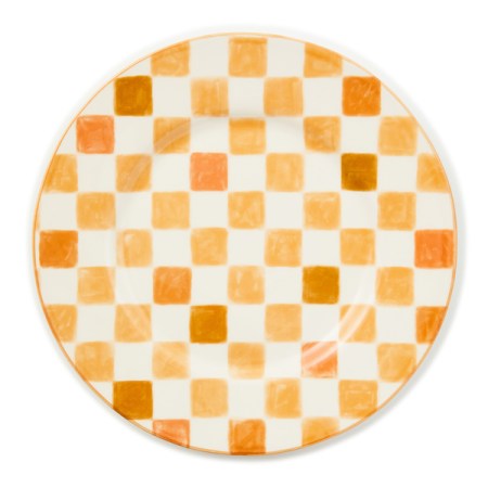 honey check dinner plate 77 honey check dinner plate 77