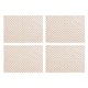 flax check placemat, set of 4 46 flax check placemat, set of 4 46