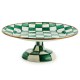 emerald check small pedestal platter 54 emerald check small pedestal platter 54