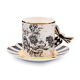 bee toile mug & saucer set 4 bee toile mug & saucer set 4