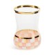 rosy check tea glass 95 rosy check tea glass 95