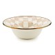 mocha check serving bowl 32 mocha check serving bowl 32
