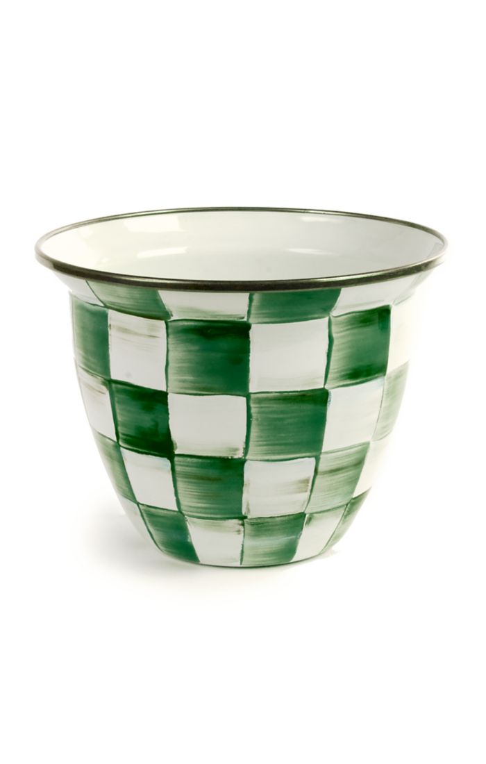emerald check large flower pot 44 emerald check large flower pot 44