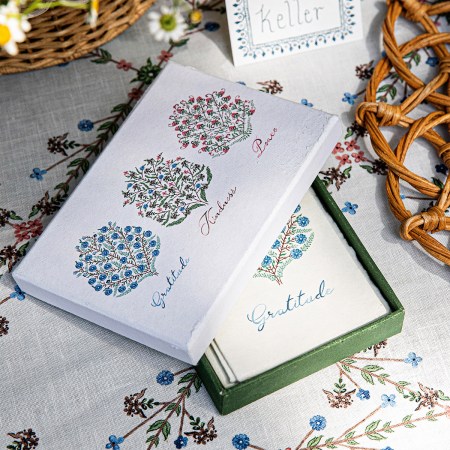 Villa Seville Note Card Assorted Set/6 - Chambray 57 Villa Seville Note Card Assorted Set/6 - Chambray 57