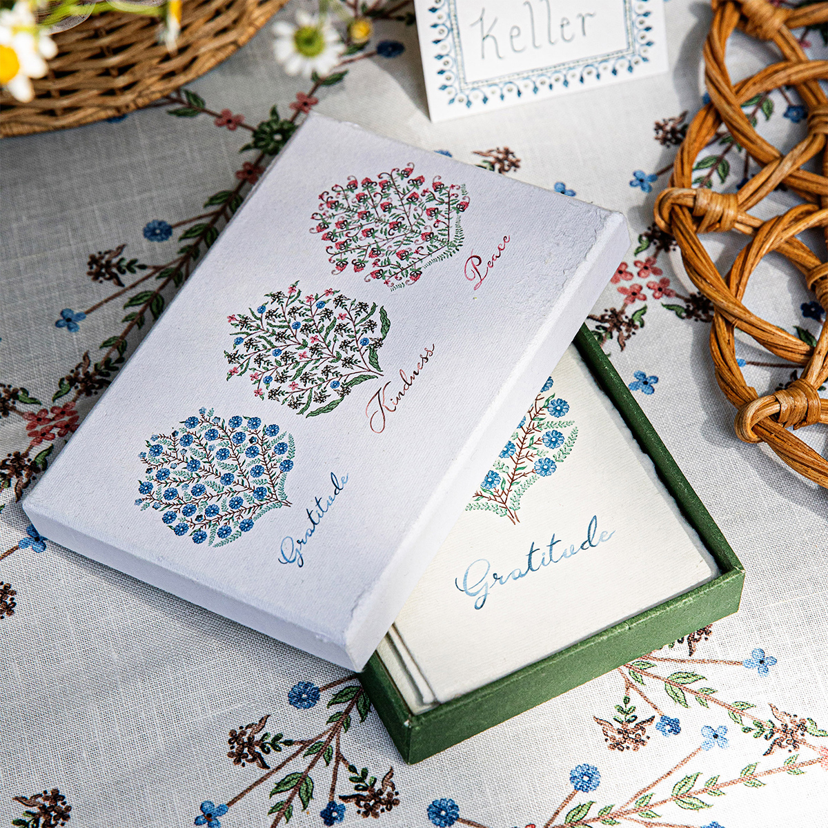 Villa Seville Note Card Assorted Set/6 - Chambray 57 Villa Seville Note Card Assorted Set/6 - Chambray 57
