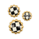 courtly check magnets, set of 3 24 courtly check magnets, set of 3 24
