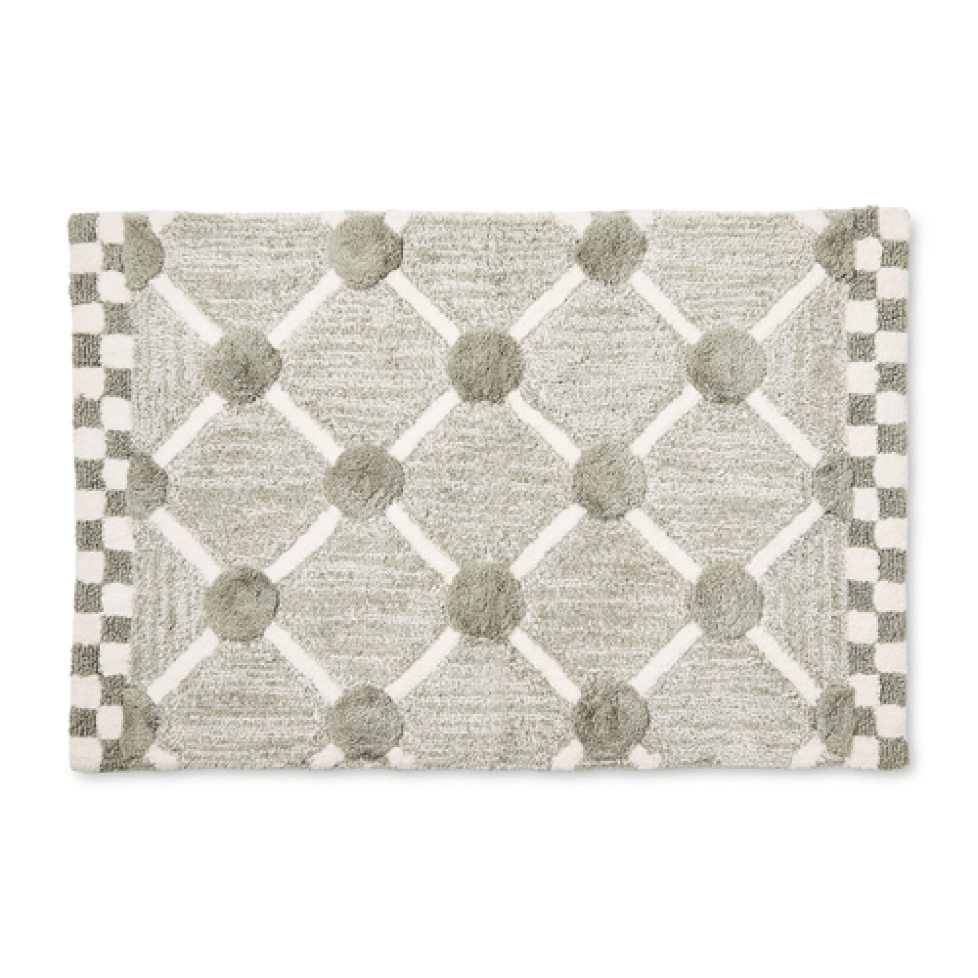 grey lattice & dot bath rug 68 grey lattice & dot bath rug 68