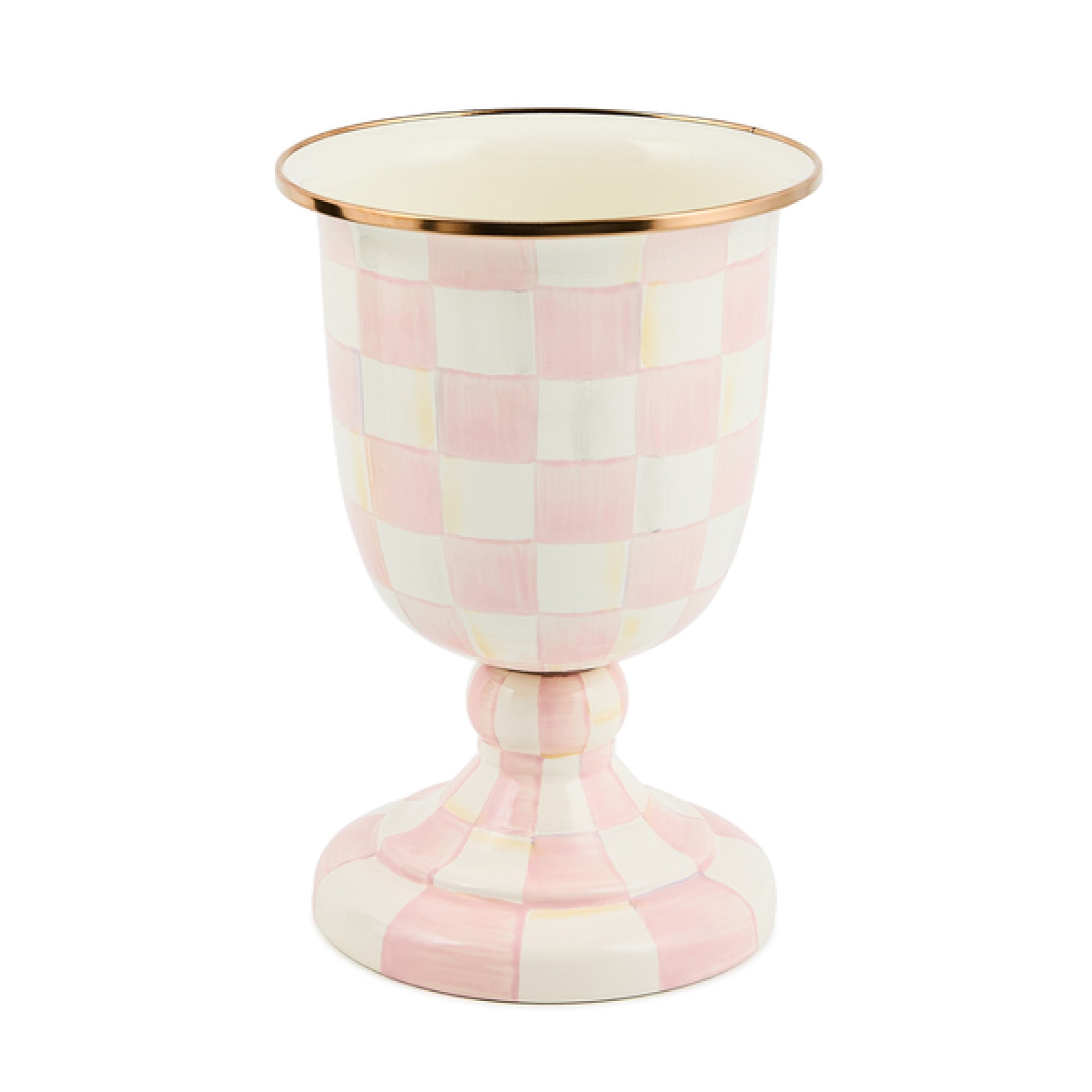 rosy check pedestal vase 149 rosy check pedestal vase 149