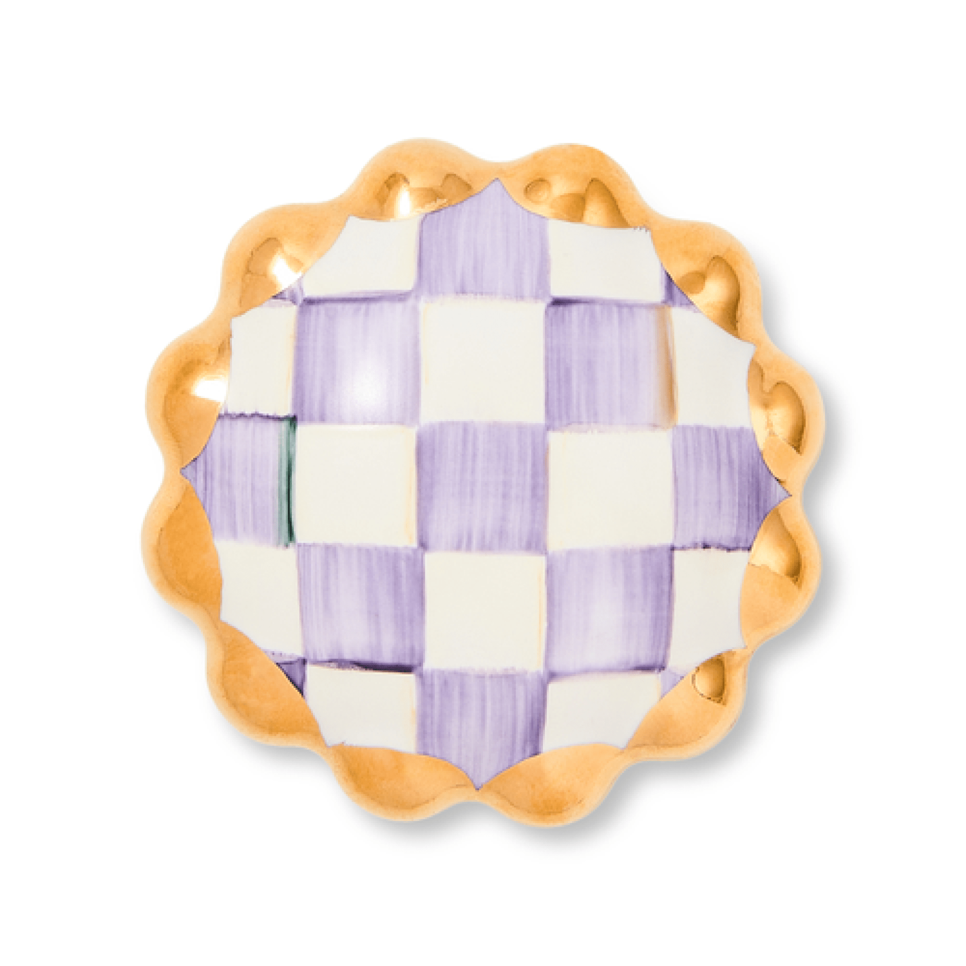 violet check round knob 43 violet check round knob 43
