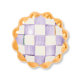 violet check round knob 43 violet check round knob 43