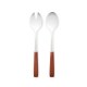 everyday leather salad serving set 59 everyday leather salad serving set 59
