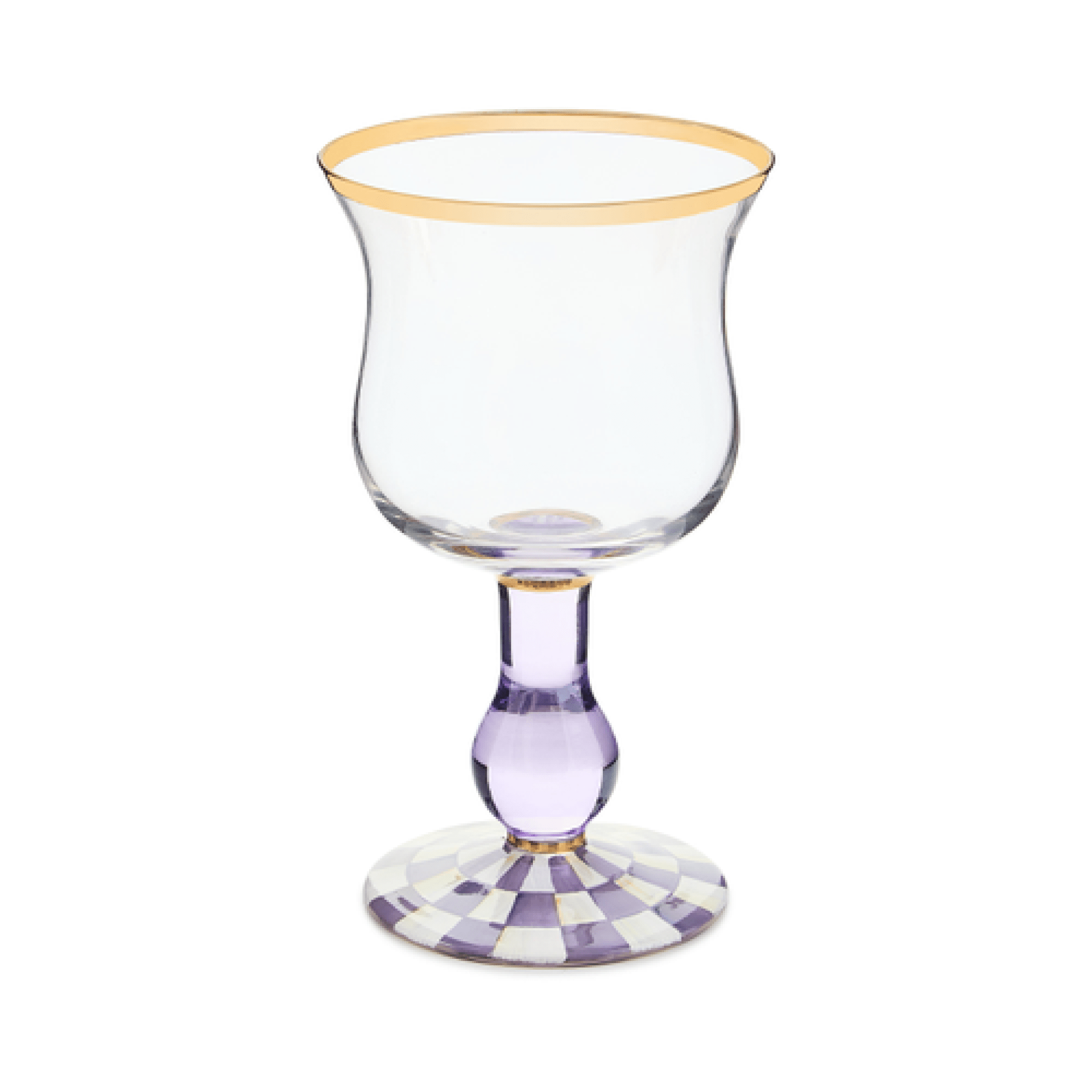 violet check wine glass 49 violet check wine glass 49