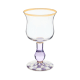 violet check wine glass 49 violet check wine glass 49