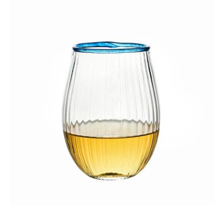 Nell Stemless Wine Glass - Chambray 4 Nell Stemless Wine Glass - Chambray 4