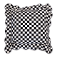 courtly check reversible scalloped throw pillow 28 courtly check reversible scalloped throw pillow 28