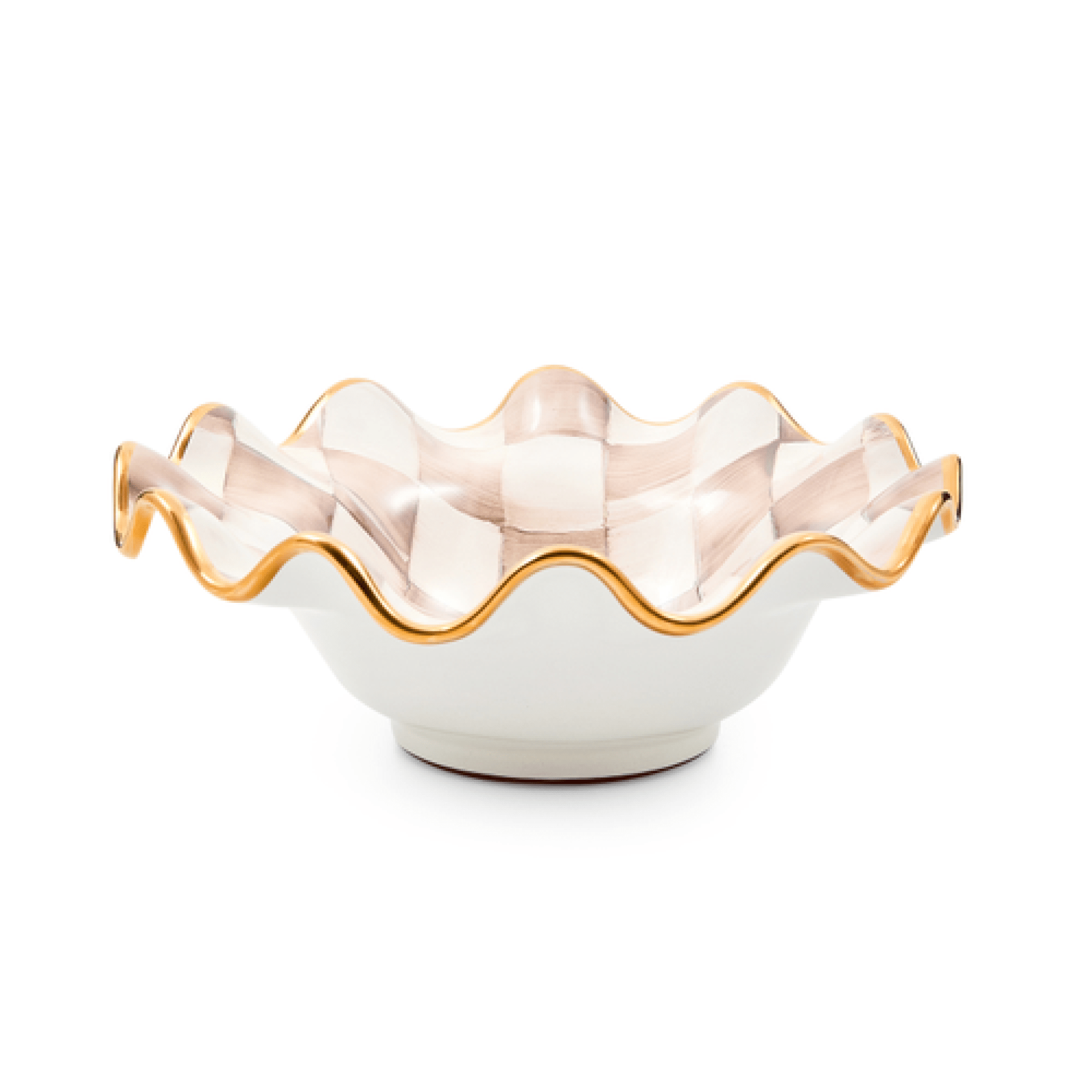 mocha check ceramic fluted breakfast bowl 96 mocha check ceramic fluted breakfast bowl 96