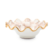 mocha check ceramic fluted breakfast bowl 96 mocha check ceramic fluted breakfast bowl 96