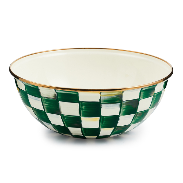 emerald check medium everyday bowl 51 emerald check medium everyday bowl 51