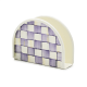 violet check napkin holder 106 violet check napkin holder 106