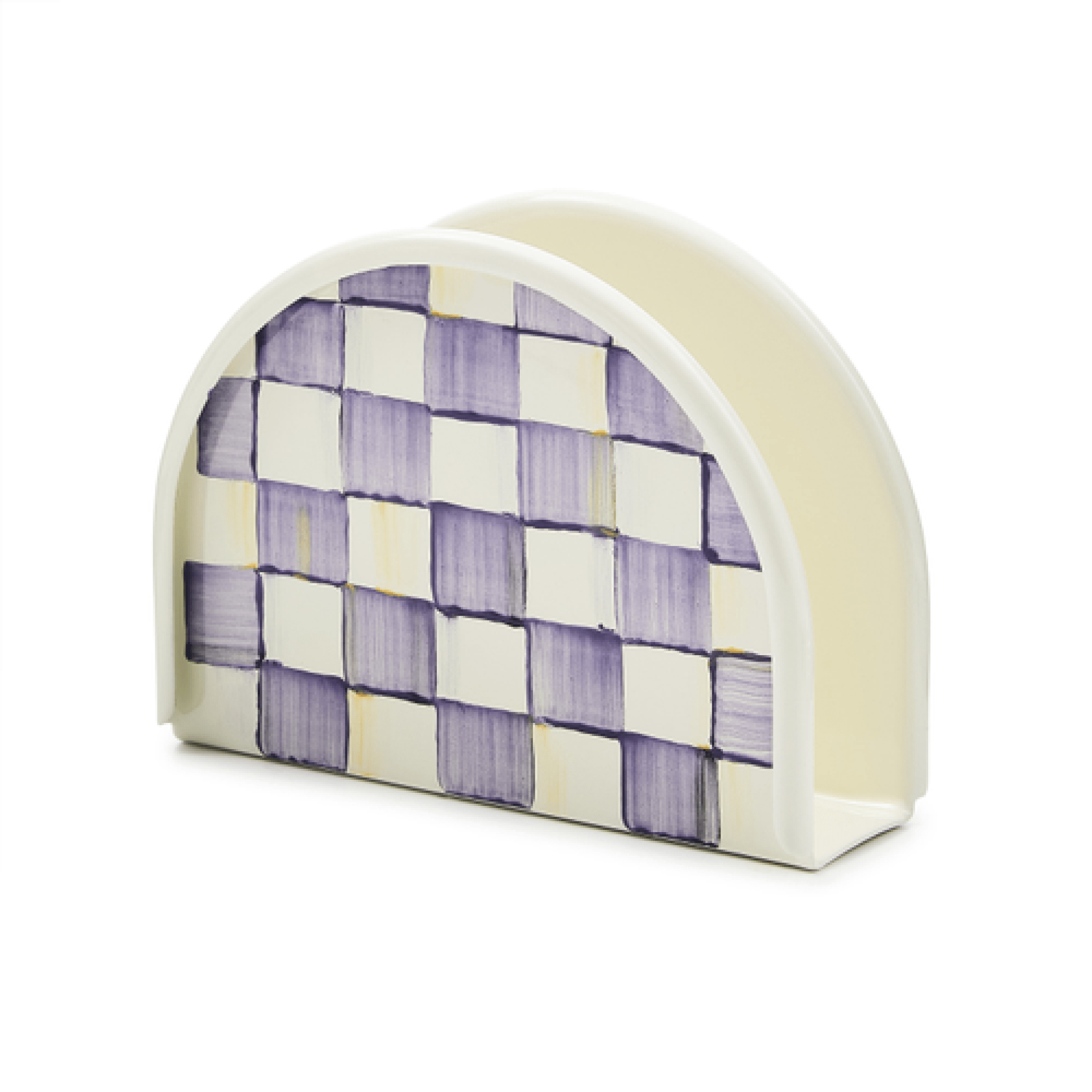 violet check napkin holder 106 violet check napkin holder 106