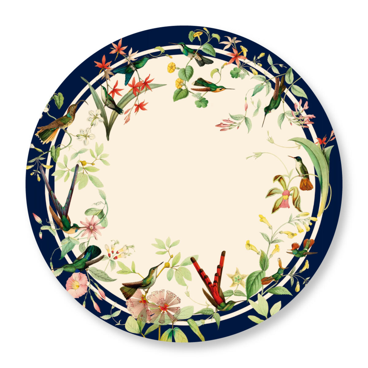 LAZY SUSAN BLUE HUMMINGBIRDS 49 LAZY SUSAN BLUE HUMMINGBIRDS 49