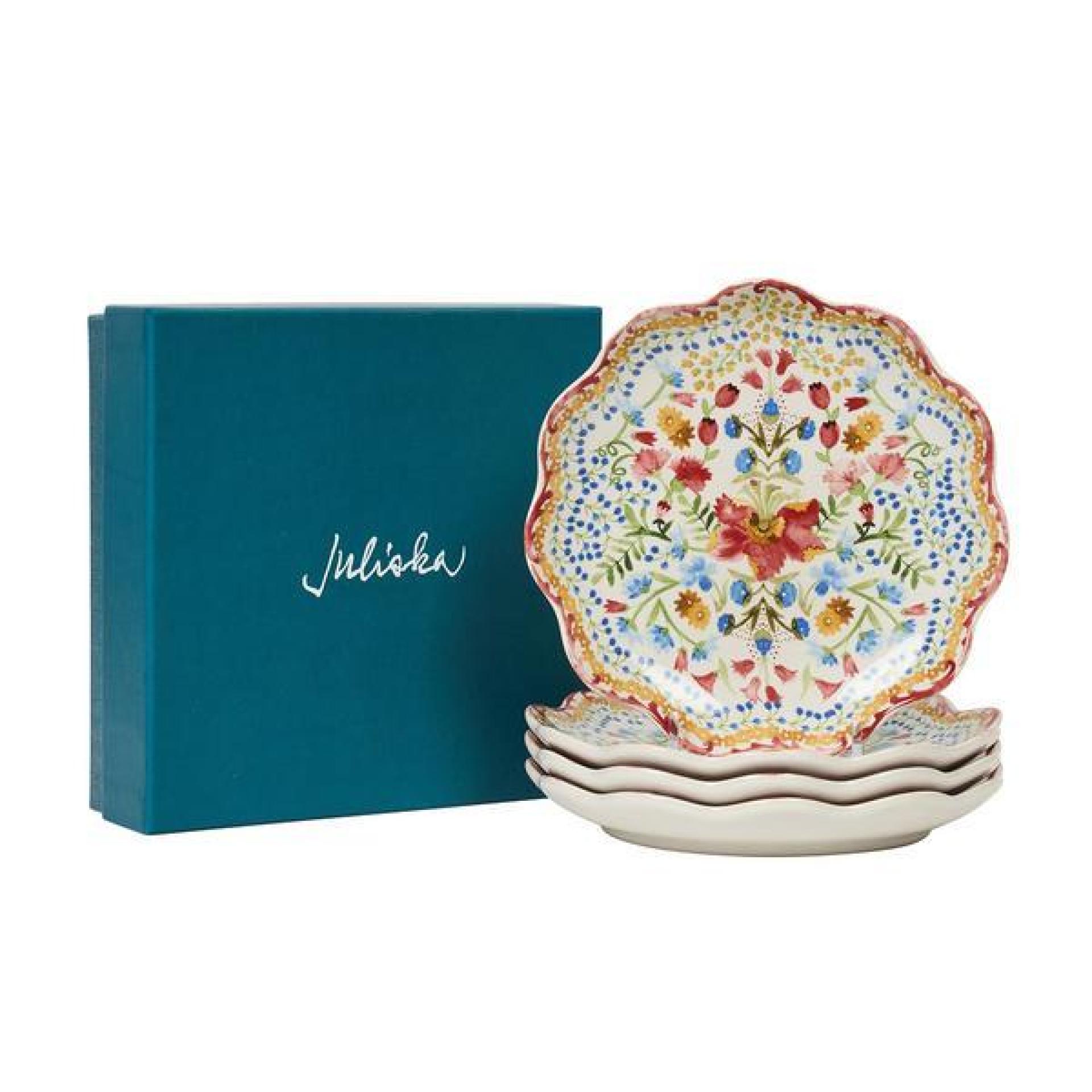 Sofia Side/Cocktail Plate Set/4 - Multi 89 Sofia Side/Cocktail Plate Set/4 - Multi 89