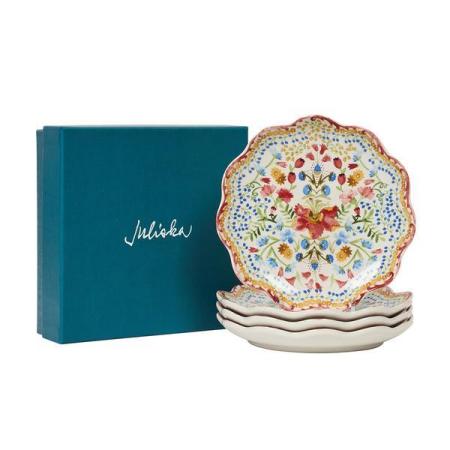 Sofia Side/Cocktail Plate Set/4 - Multi 89 Sofia Side/Cocktail Plate Set/4 - Multi 89