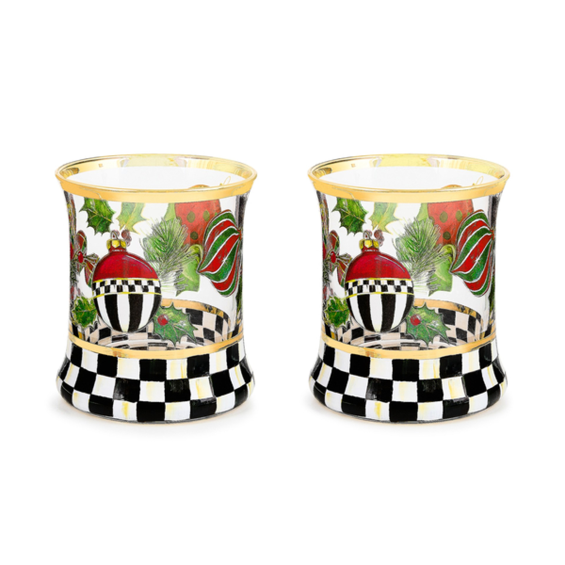 deck the halls tumbler, set of 2 8 deck the halls tumbler, set of 2 8