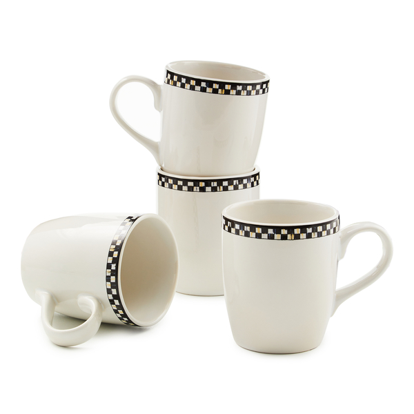 courtly check everyday mugs, set of 4 114 courtly check everyday mugs, set of 4 114