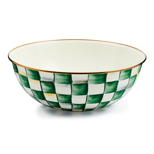 emerald check extra large everyday bowl 50 emerald check extra large everyday bowl 50