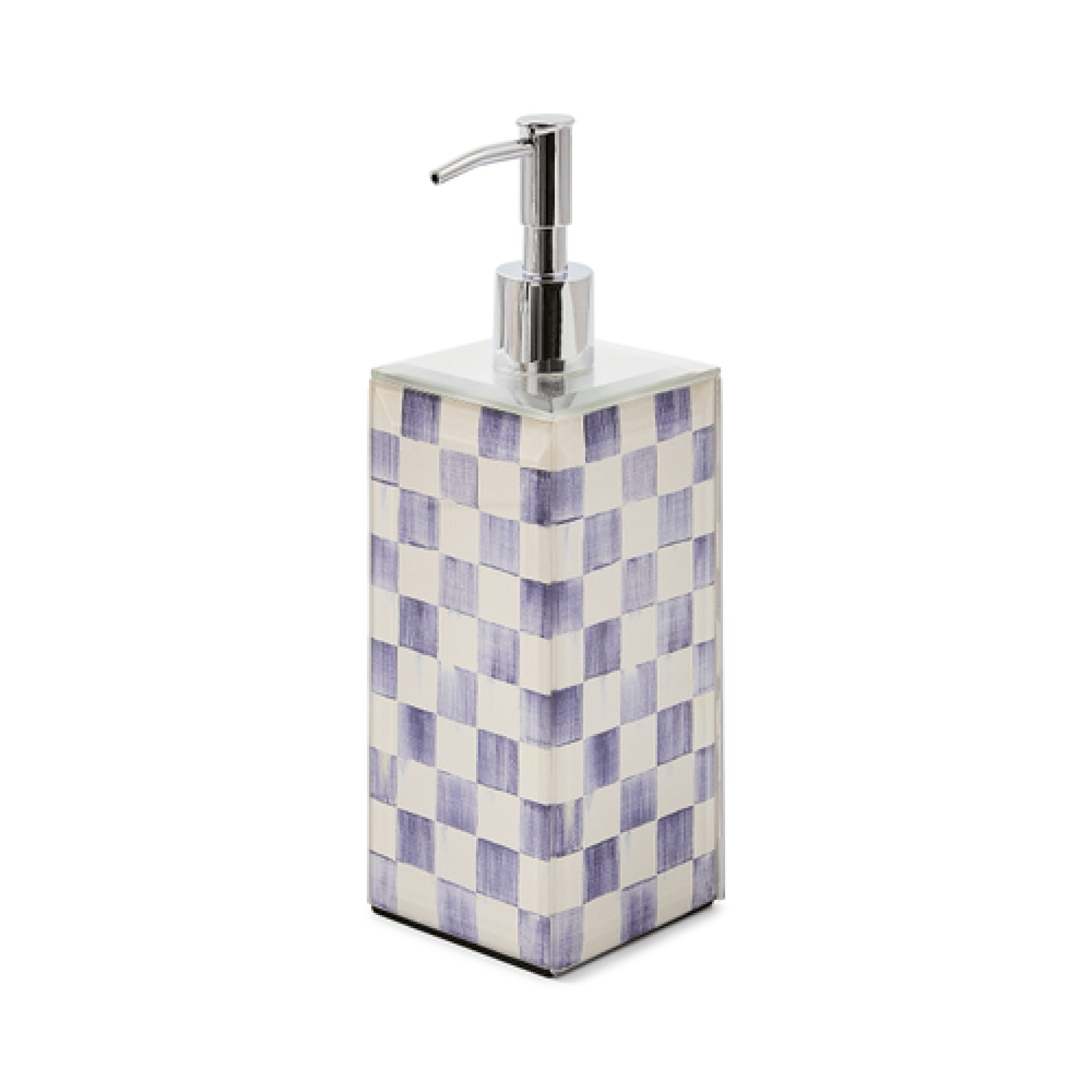 violet check glass soap pump 29 violet check glass soap pump 29