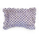 violet check reversible scalloped lumbar throw pillow 41 violet check reversible scalloped lumbar throw pillow 41
