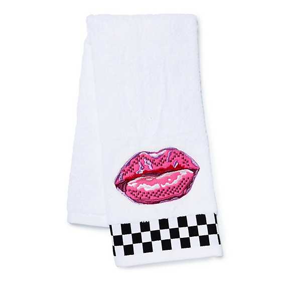 Pucker Up Check Hand Towel 2 Pucker Up Check Hand Towel 2