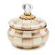 mocha check squashed pot 35 mocha check squashed pot 35