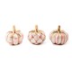 rosy capiz pumpkins, set of 3 130 rosy capiz pumpkins, set of 3 130