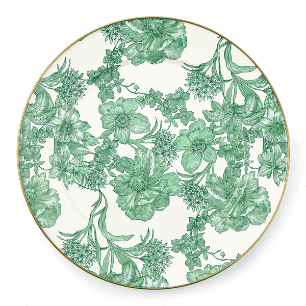 emerald english garden charger/plate 5 emerald english garden charger/plate 5