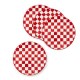 cherry check dinner plates, set of 4 59 cherry check dinner plates, set of 4 59