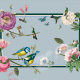 PLACEMAT BLUE POLLEN MELODY 12 PLACEMAT BLUE POLLEN MELODY 12