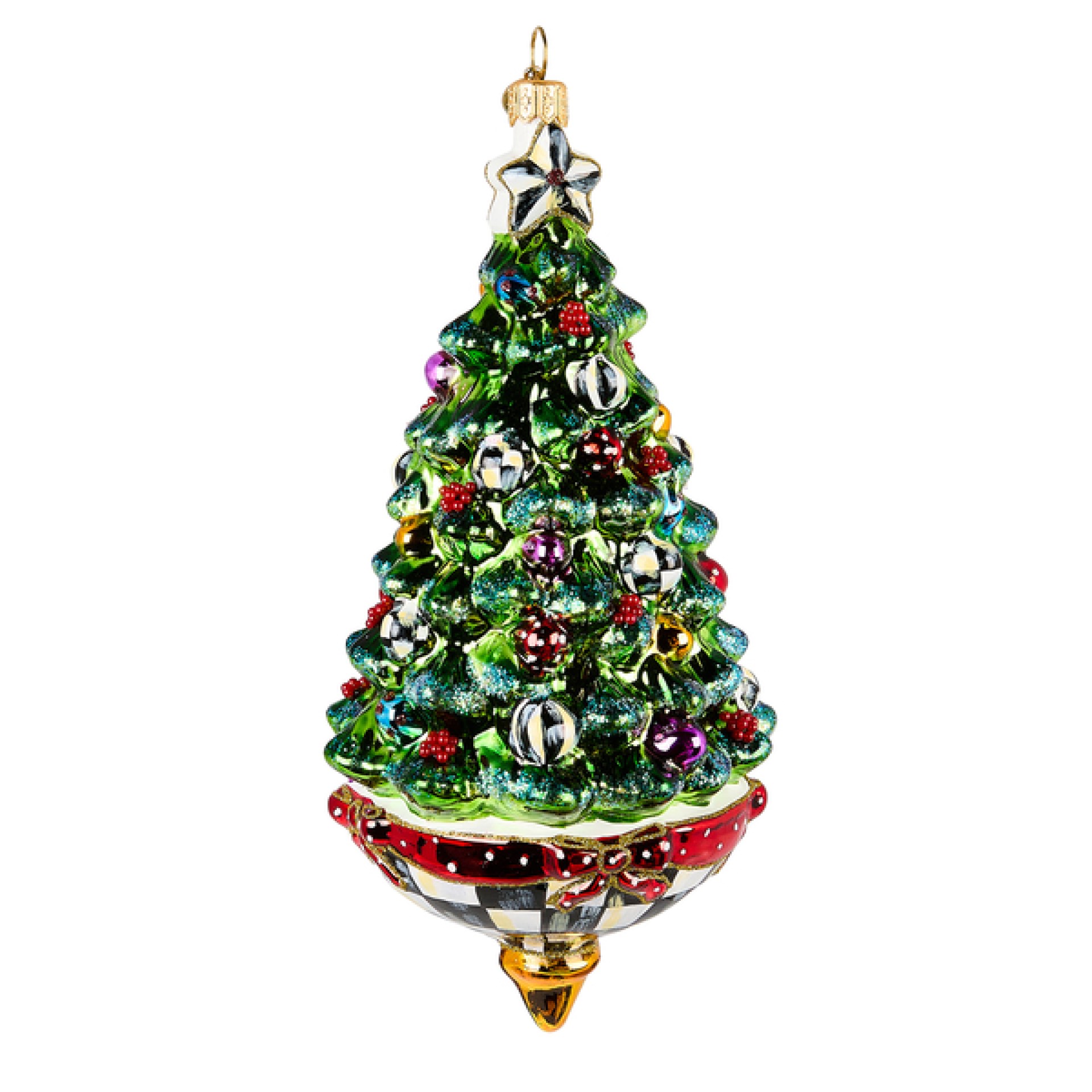 tree spinning top glass ornament 149 tree spinning top glass ornament 149