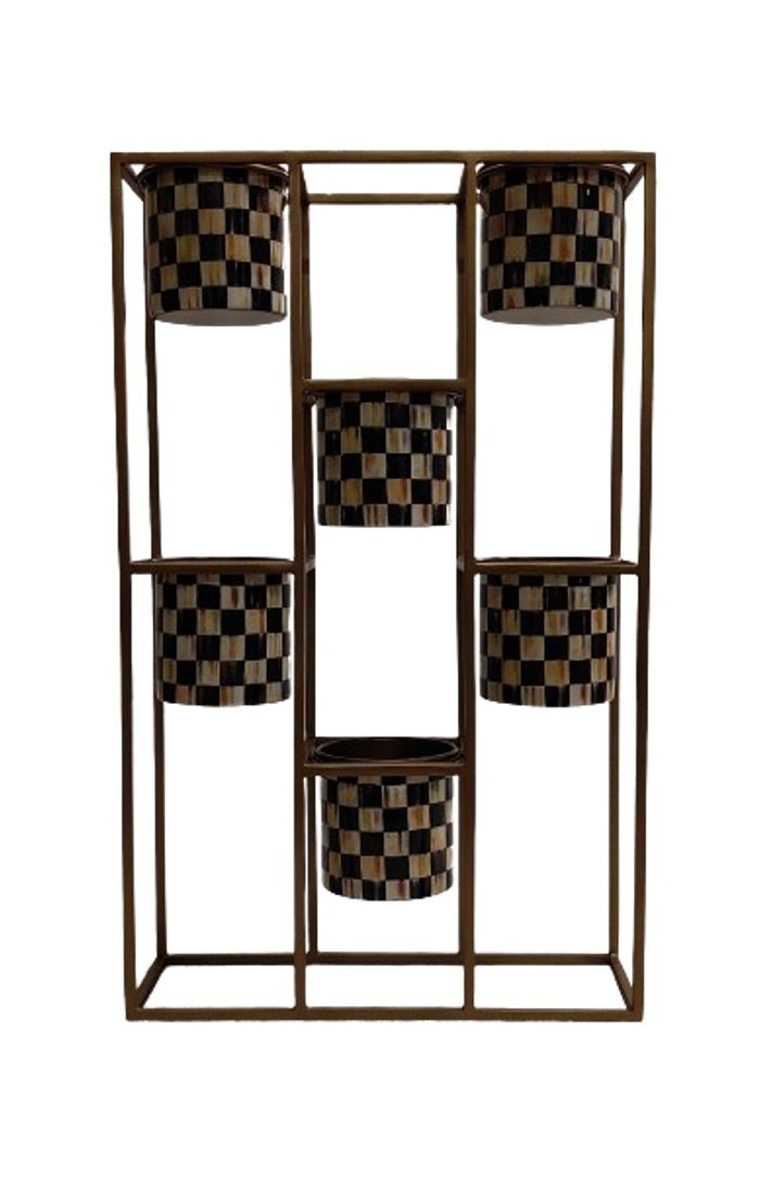 courtly check large hanging plant stand 2 courtly check large hanging plant stand 2