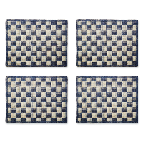 navy sinamay placemats, set of 4 40 navy sinamay placemats, set of 4 40